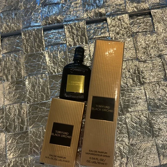 NIB Tom Ford Black Orchid eau de parfum with mini travel size - Picture 2 of 6